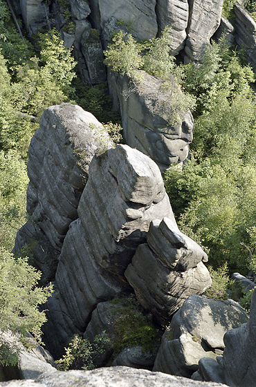 V Pskov rokli - men formt