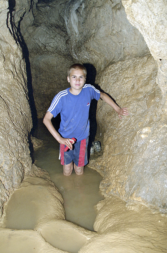 V jeskyni Vranovec - větší formát