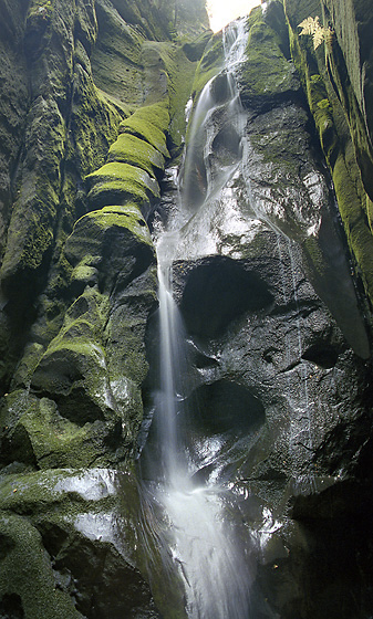 "Adersbach waterfall" - smaller format
