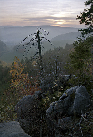 Sunset over "Janovice" - smaller format