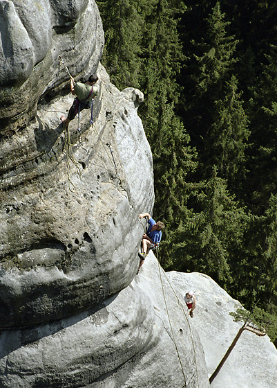 Climbing the "Mayor" - smaller format