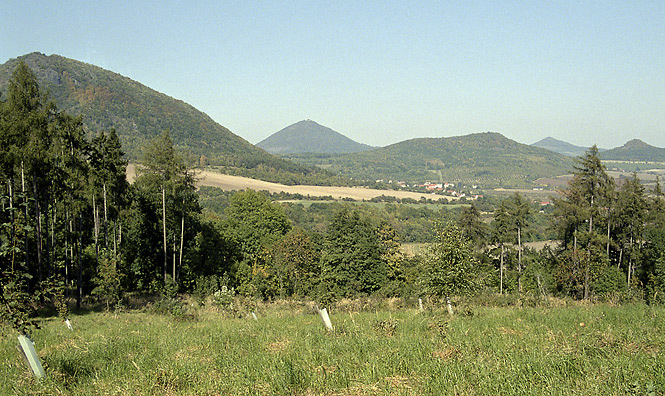 Pohled na sever - men formt