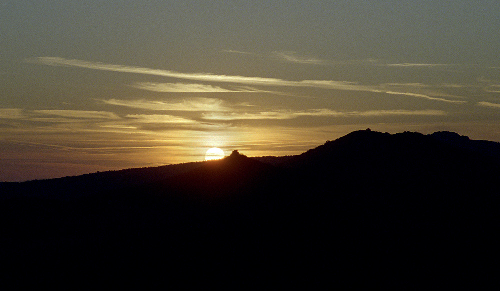 Západ Slunce s Košťálova - větší formát