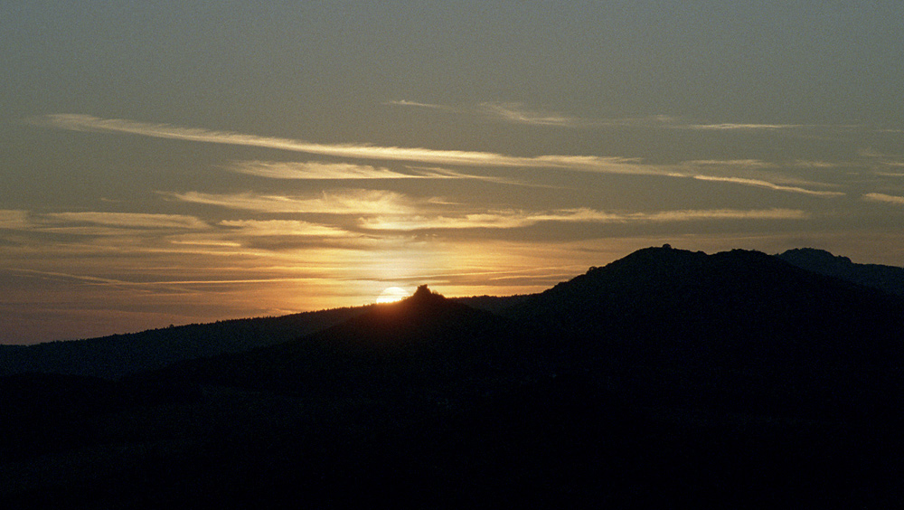 Západ Slunce s Košťálova - větší formát