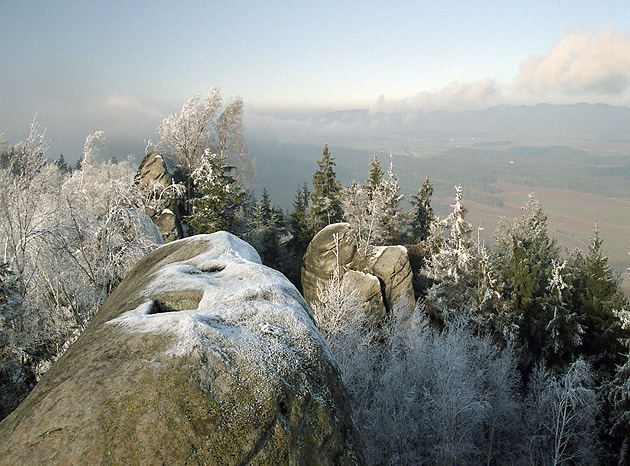 Pohled na sever - men formt