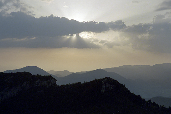 Dawn above Fatra - smaller format