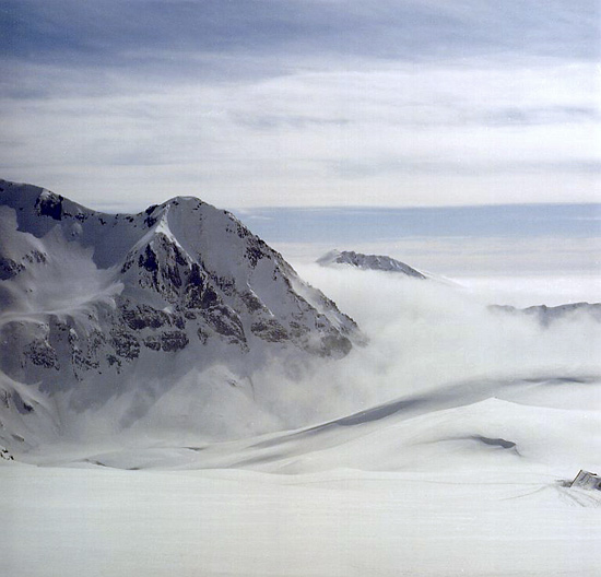 Inversion clouds covering the valley - smaller format