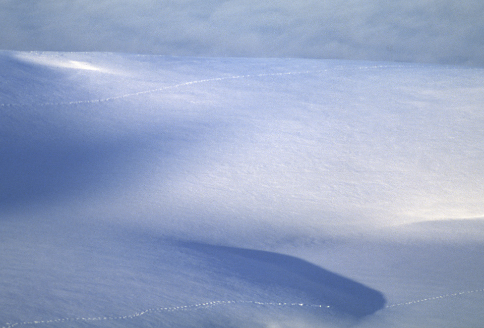 Snow and clouds - larger format