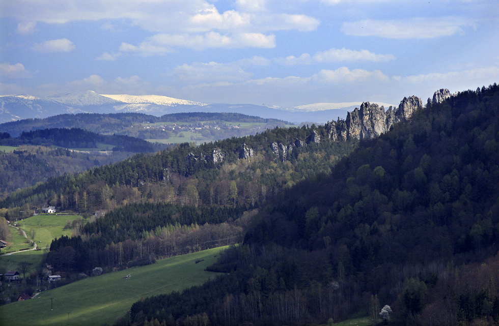 View to north-east - larger format