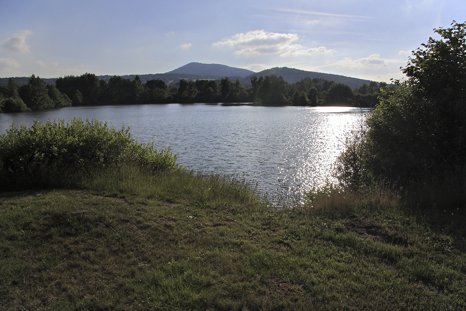 At the pond - larger format