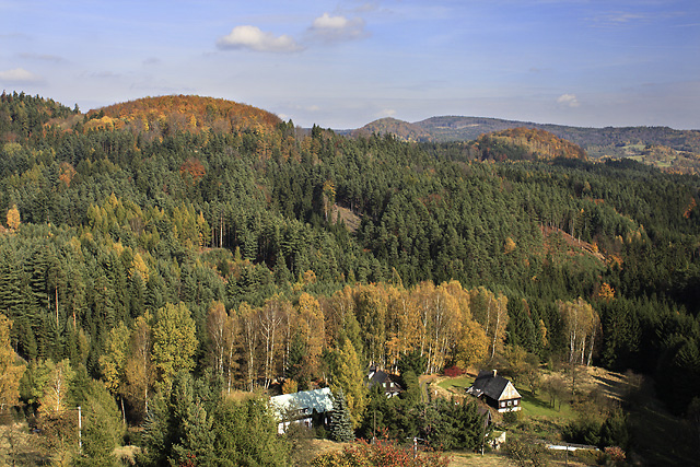 Pohled na severovchod - men formt