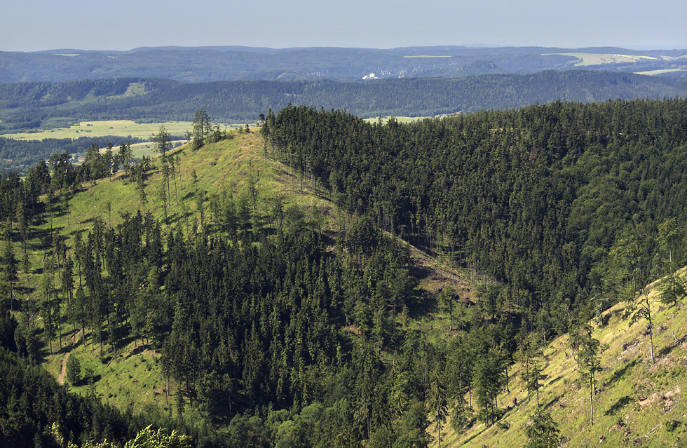 View to south-west - larger format