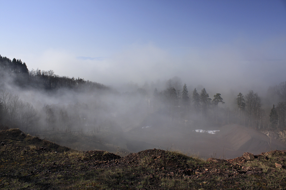 Over the quarry - larger format