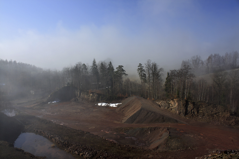 Over the quarry - larger format