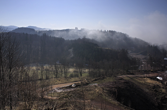 Over the quarry - smaller format