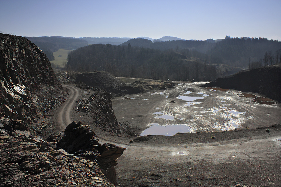 Over the quarry - larger format