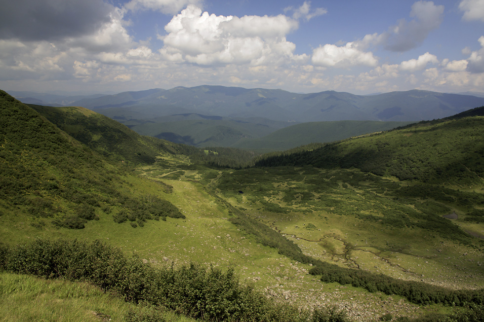 Pohled na sever - vt formt