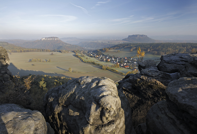 Knigstein a Lilienstein - men formt