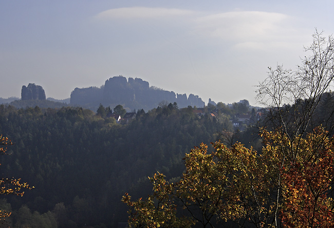 Falkenstein a Schrammsteine - men formt