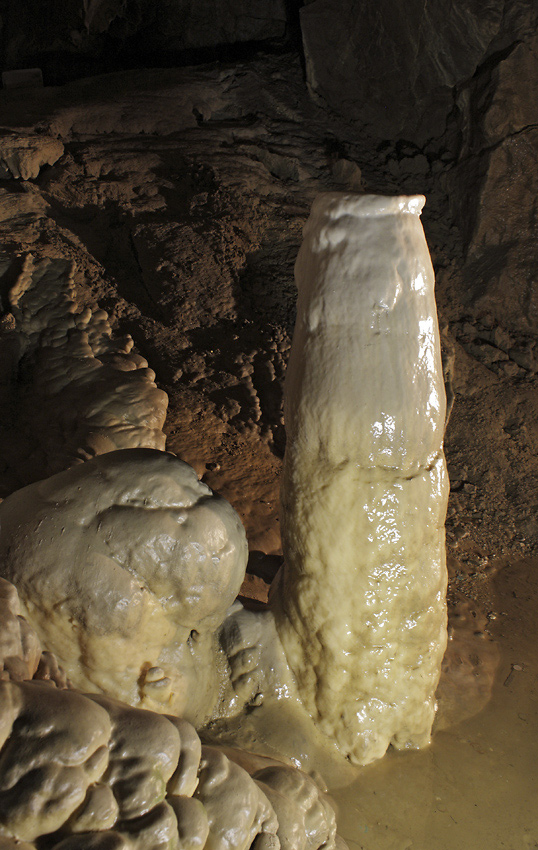 V Punkevn jeskyni - vt formt