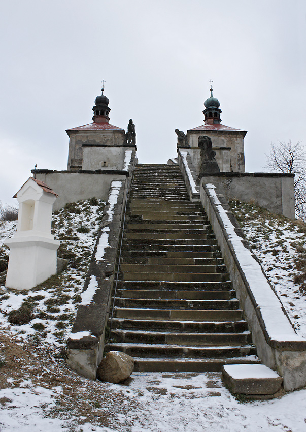 Stairs to the sanctuary - larger format