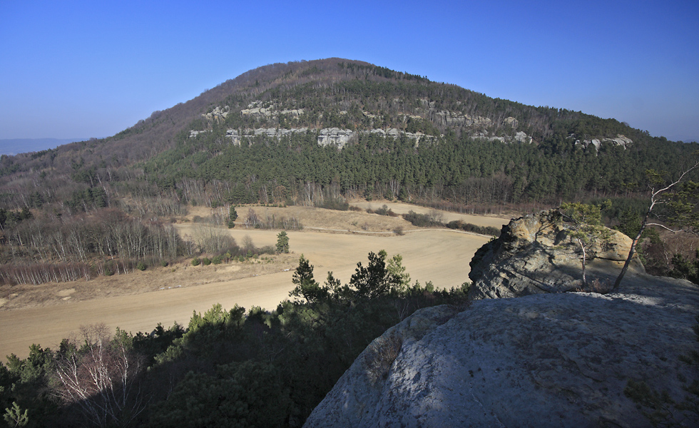 Golden promontory on the "Silver Hill" - larger format