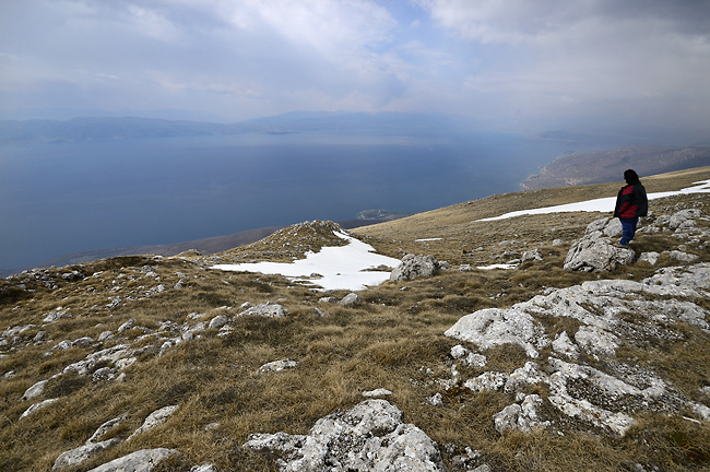 Ochridsk jezero - men formt
