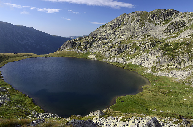 Jezero pod Peleagou - men formt