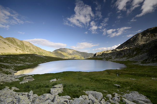 Jezero pod Peleagou - men formt