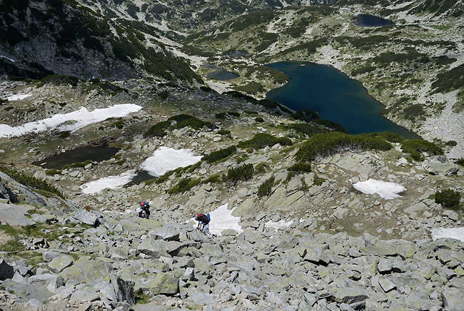 Dlouh jezero - men formt