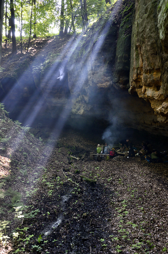 Morning rays - larger format