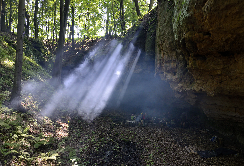 Morning rays - larger format