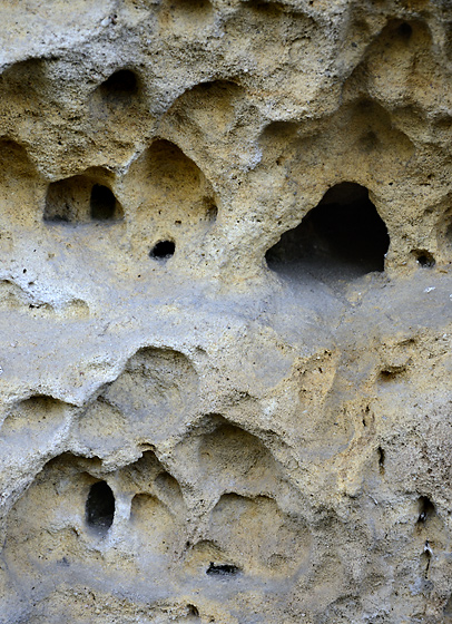 Rock full of holes - smaller format