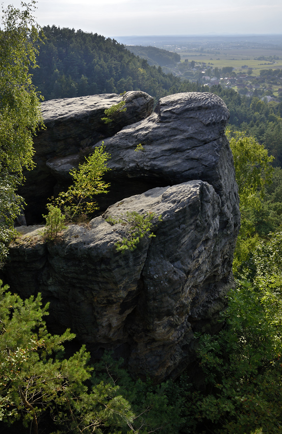 On the rock - larger format