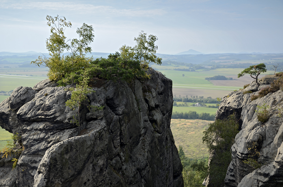 On the rock - larger format