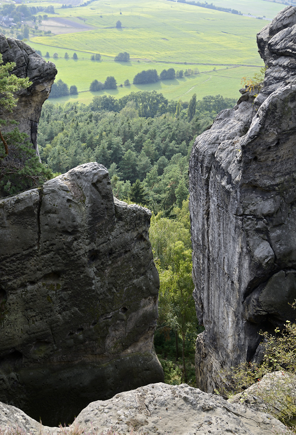 On the rock - larger format