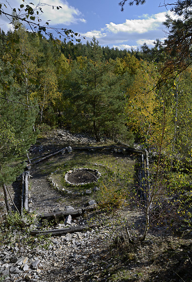 In an old quarry - smaller format