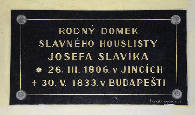 Memorial plaque - smaller format