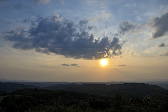 Evening landscape - smaller format