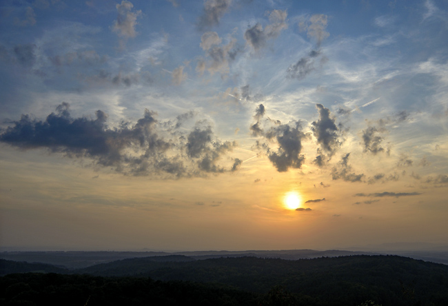 Evening landscape - smaller format