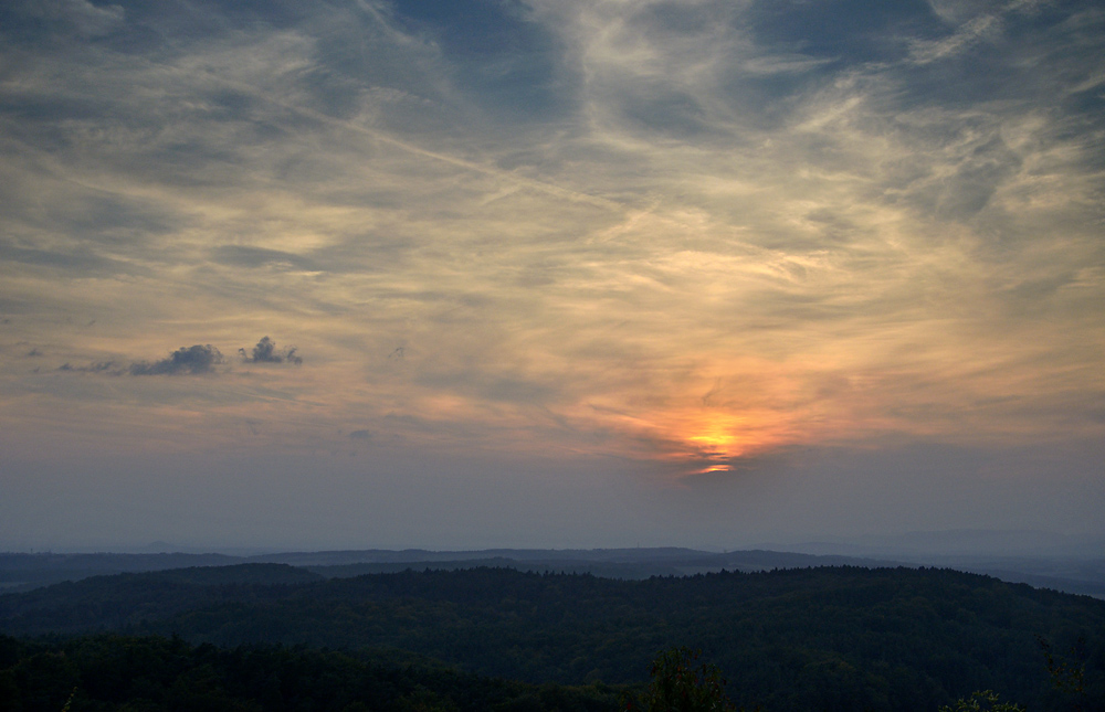 Evening landscape - larger format