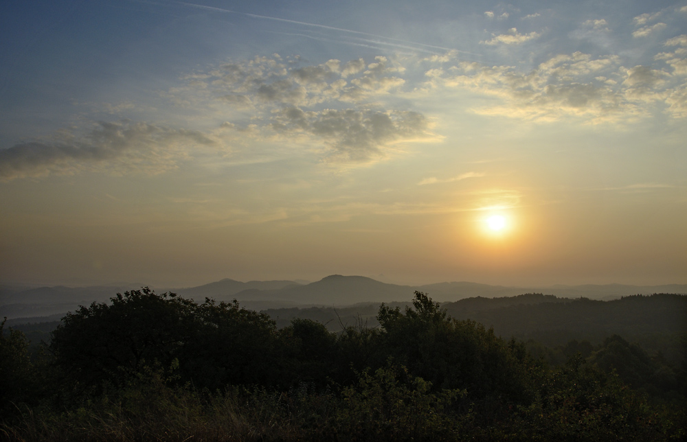 Morning scene - larger format