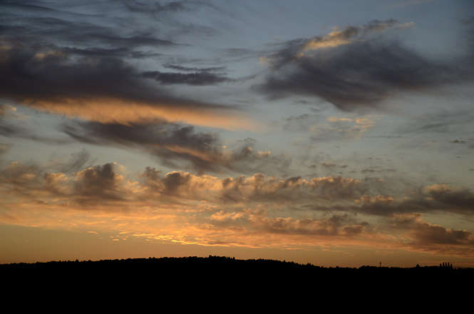 Sunset from "Modany" - smaller format