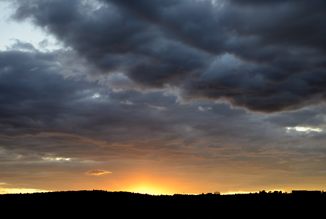 Sunset from "Modany" - smaller format