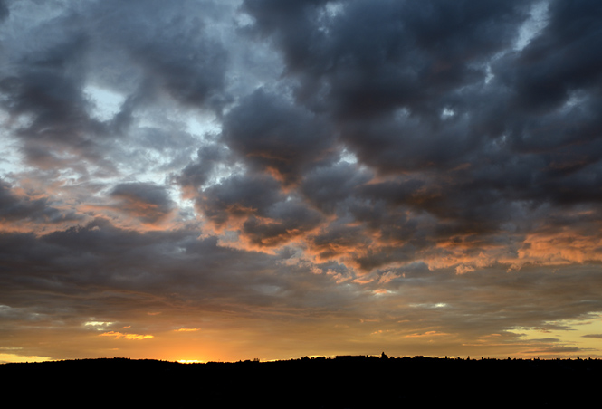 Sunset from "Modany" - smaller format