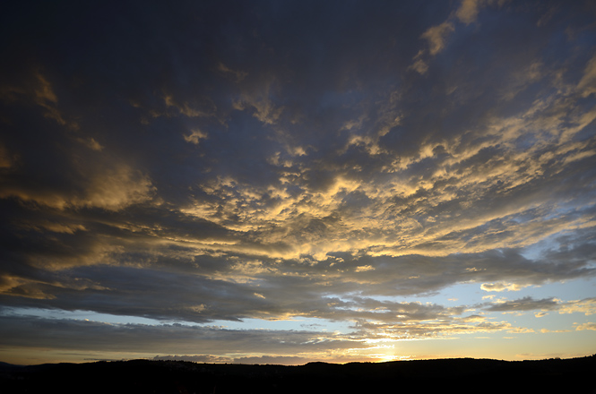 Sunset from "Modany" - smaller format