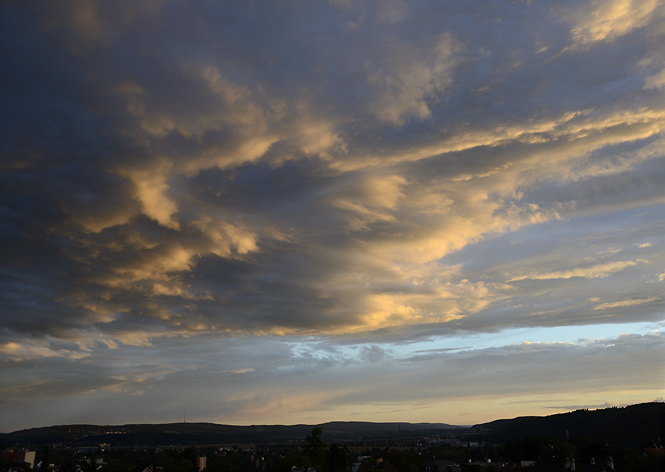 Sunset from "Modany" - smaller format