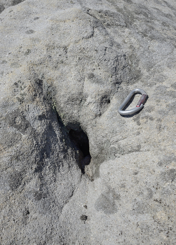 Fulgurite on the "Watchman" pillar - larger format