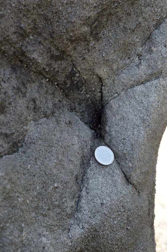 Fulgurite on the "Watchman" pillar - larger format