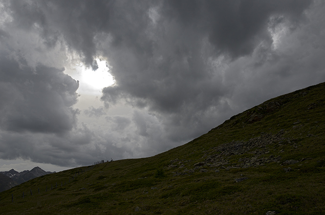 Mraky nad Piz Forun - men formt